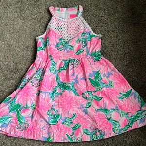 LILLY PULITZER DRESS GIRLS SIZE 10 VEUC